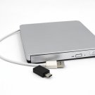 DoHonest Slim Portable Optical Drive, External DVD/CD Drive, USB 2.0 Silver