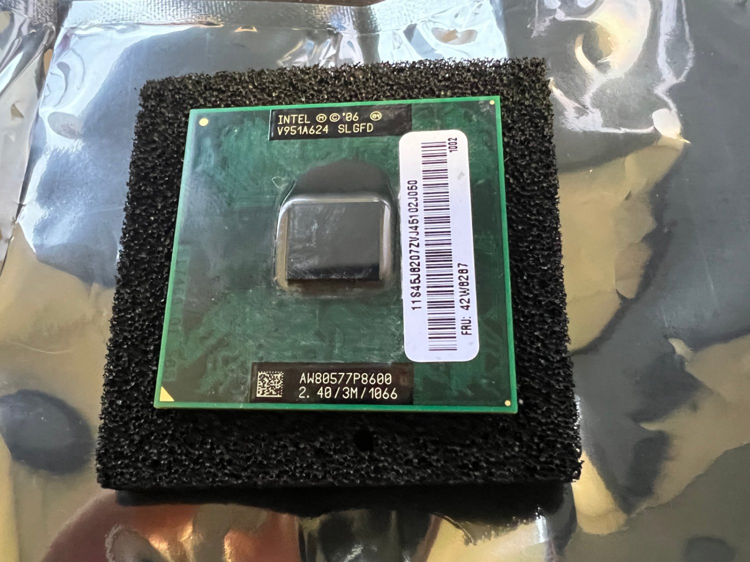 Intel Core 2 Duo P8600 2.4GHz Dual-Core Processor