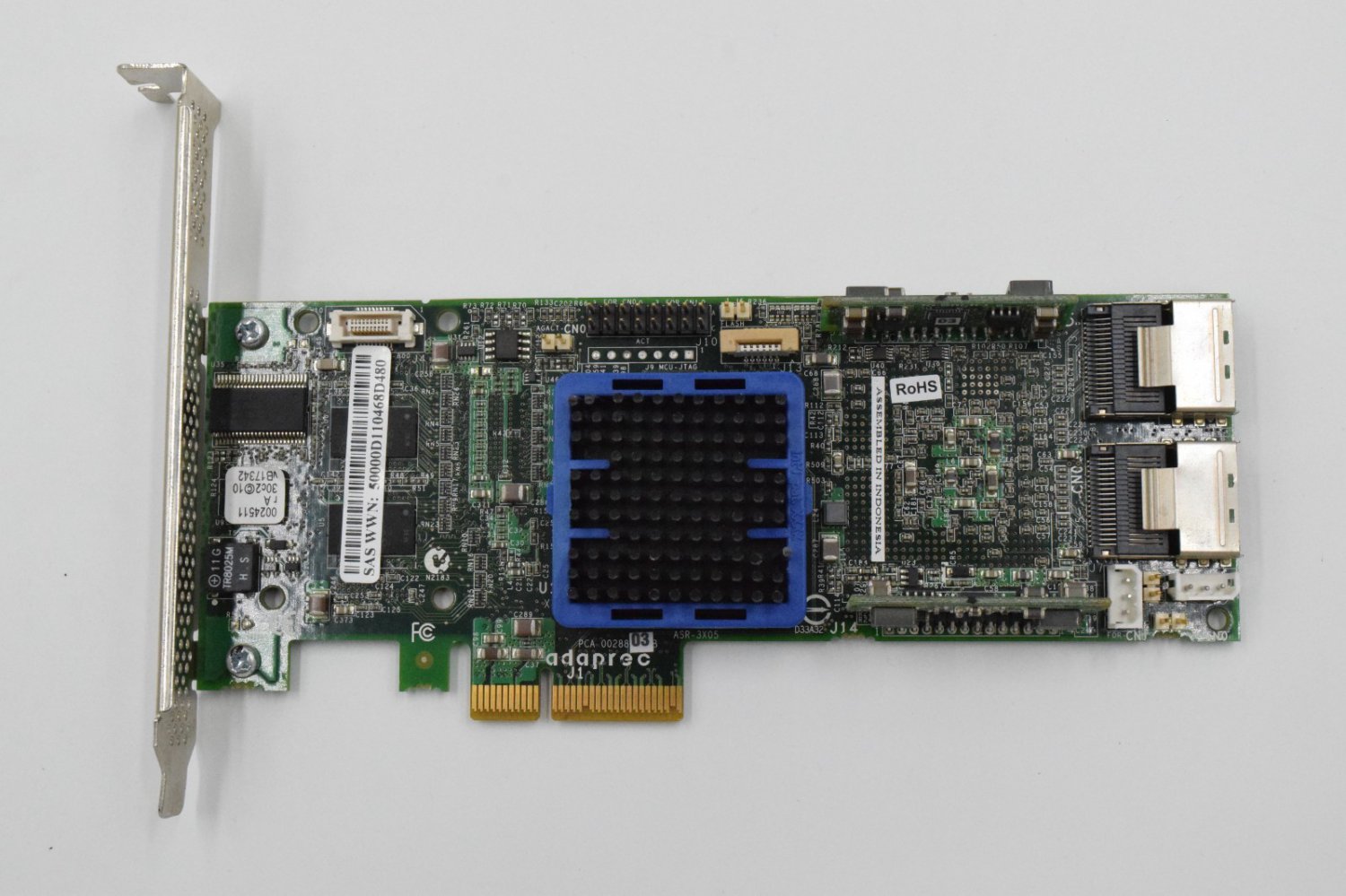 Adaptec Raid Controller Card, ASR-3805 128MB, TCA-00288-03-B