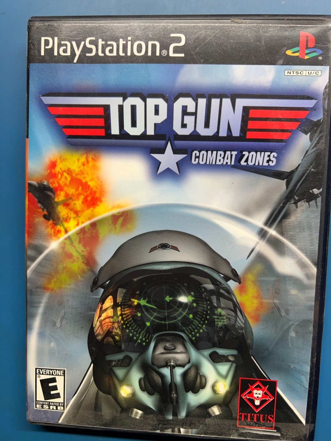 Top Gun Combat Zones - Sony Playstation 2 Tested Authentic PS2