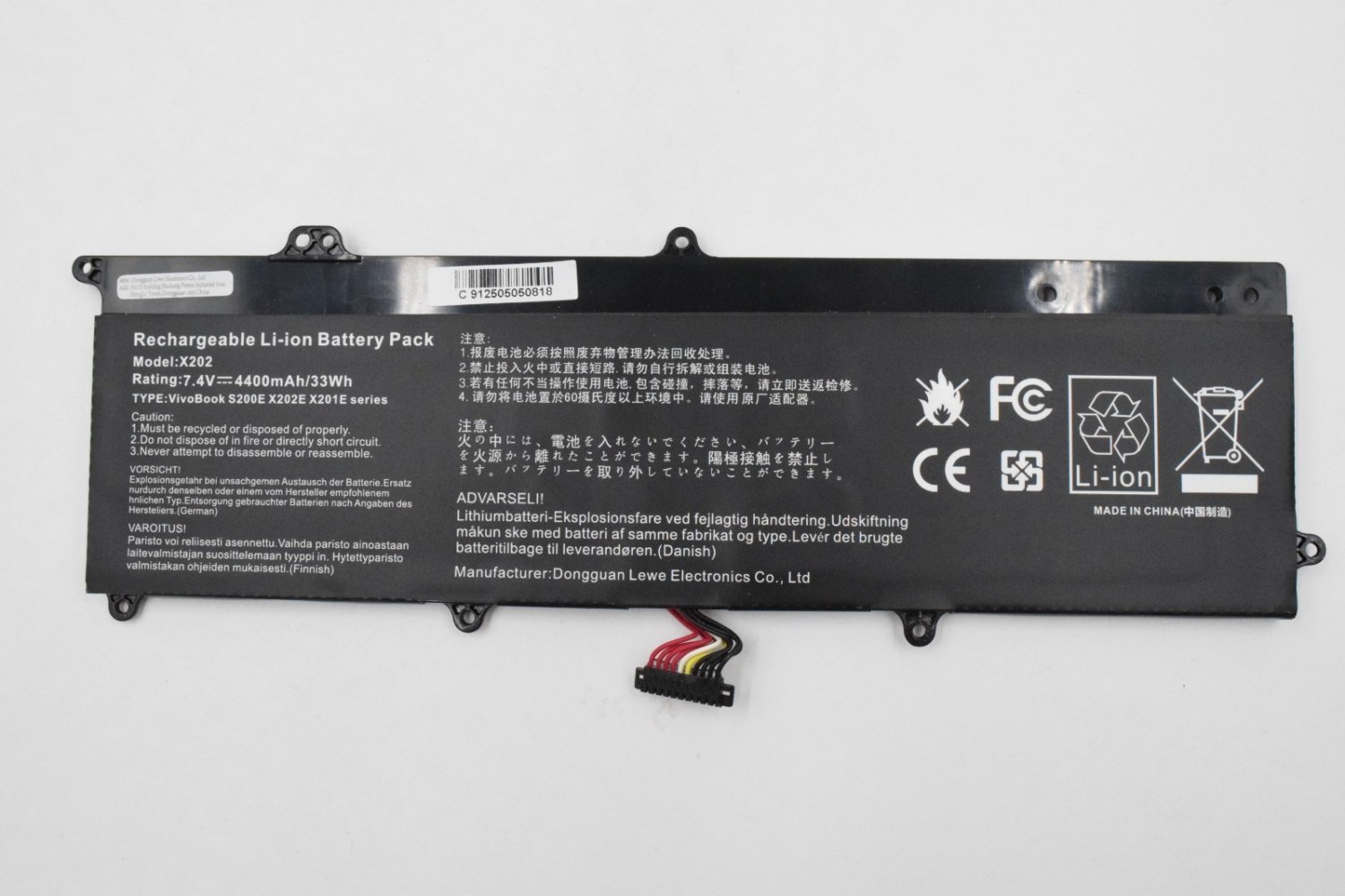ASUS VivoBook X202E Battery Replacement C21-X202