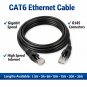 CAT6 Ethernet Cable RJ45 LAN Network Patch Cord High Speed Gigabit 1.5-35ft