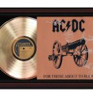 AC/DC "For Those About to Rock" Framed Record Display.