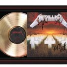 METALLICA "Master of Puppets" Framed Record Display.