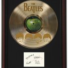 BEATLES "Magical Mystery Tour" Cherry Wood Gold LP Record Framed Etched Signature Display