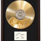 BEATLES "When I'm Sixty-Four" Cherry Wood Gold LP Record Framed Etched Signature Display