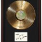 FLEETWOOD MAC "Dreams"  Cherry Wood Gold LP Record Framed Etched Signature Display