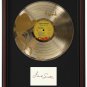 FRANK SINATRA "Come Fly with Me" 2 Cherry Wood Gold LP Record Framed Etched Signature Display