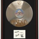 GRATEFUL DEAD "Althea"  Cherry Wood Gold LP Record Framed Etched Signature Display