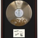 GRATEFUL DEAD "Sugar Magnolia"  Cherry Wood Gold LP Record Framed Etched Signature Display