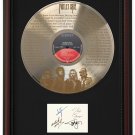 MOTLEY CRUE "Home Sweet Home" Cherry Wood Gold LP Record Framed Etched Signature Display