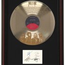 MOTLEY CRUE "Wild Side" Cherry Wood Gold LP Record Framed Etched Signature Display