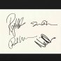 PINK FLOYD "Comfortably Numb" Cherry Wood Gold LP Record Framed Etched Signature Display