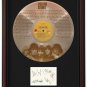 ROLLING STONES "It's Only Rock 'n Roll" Cherry Wood Gold LP Record Framed Etched Signature Display