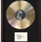 TUPAC "Ambitionz az a Ridah" Cherry Wood Gold LP Record Framed Etched Signature Display