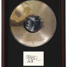 TUPAC "biography, all eyez on me" Cherry Wood Gold LP Record Framed Etched Signature Display