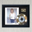 REBA MCENTIRE “Fancy" Framed Reproduction Signed Record Display