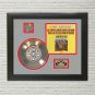 THE BEATLES "Sgt. Pepper's" Yellow Framed Picture Sleeve Gold 45 Record Display