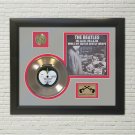 THE BEATLES "While My Guitar Gently Weeps" Framed Picture Sleeve Gold 45 Record Display