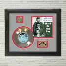 BUDDY HOLLY "That'll Be the Day" Framed Picture Sleeve Gold 45 Record Display