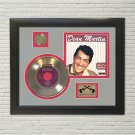 DEAN MARTIN "That's Amore" Framed Picture Sleeve Gold 45 Record Display