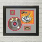 DIO "Rainbow in the Dark" Framed Picture Sleeve Gold 45 Record Display