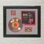 ELVIS PRESLEY "Burning Love" Framed Picture Sleeve Gold 45 Record Display