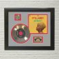 ETTA JAMES "At Last!" Framed Picture Sleeve Gold 45 Record Display