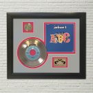JACKSON 5 "ABC" Framed Picture Sleeve Gold 45 Record Display
