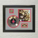 LOUIS ARMSTRONG "What a Wonderful World"  Framed Picture Sleeve Gold 45 Record Display