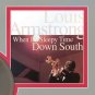 LOUIS ARMSTRONG "When It's Sleepytime Down South"  Framed Picture Sleeve Gold 45 Record Display