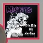 MISFITS "Die, Die My Darling"  Framed Picture Sleeve Gold 45 Record Display