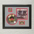 RAY CHARLES "Let's Go Get Stoned"  Framed Picture Sleeve Gold 45 Record Display