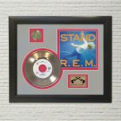R.E.M. "Stand"  Framed Picture Sleeve Gold 45 Record Display