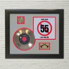 SAMMY HAGAR "Give to Live"  Framed Picture Sleeve Gold 45 Record Display