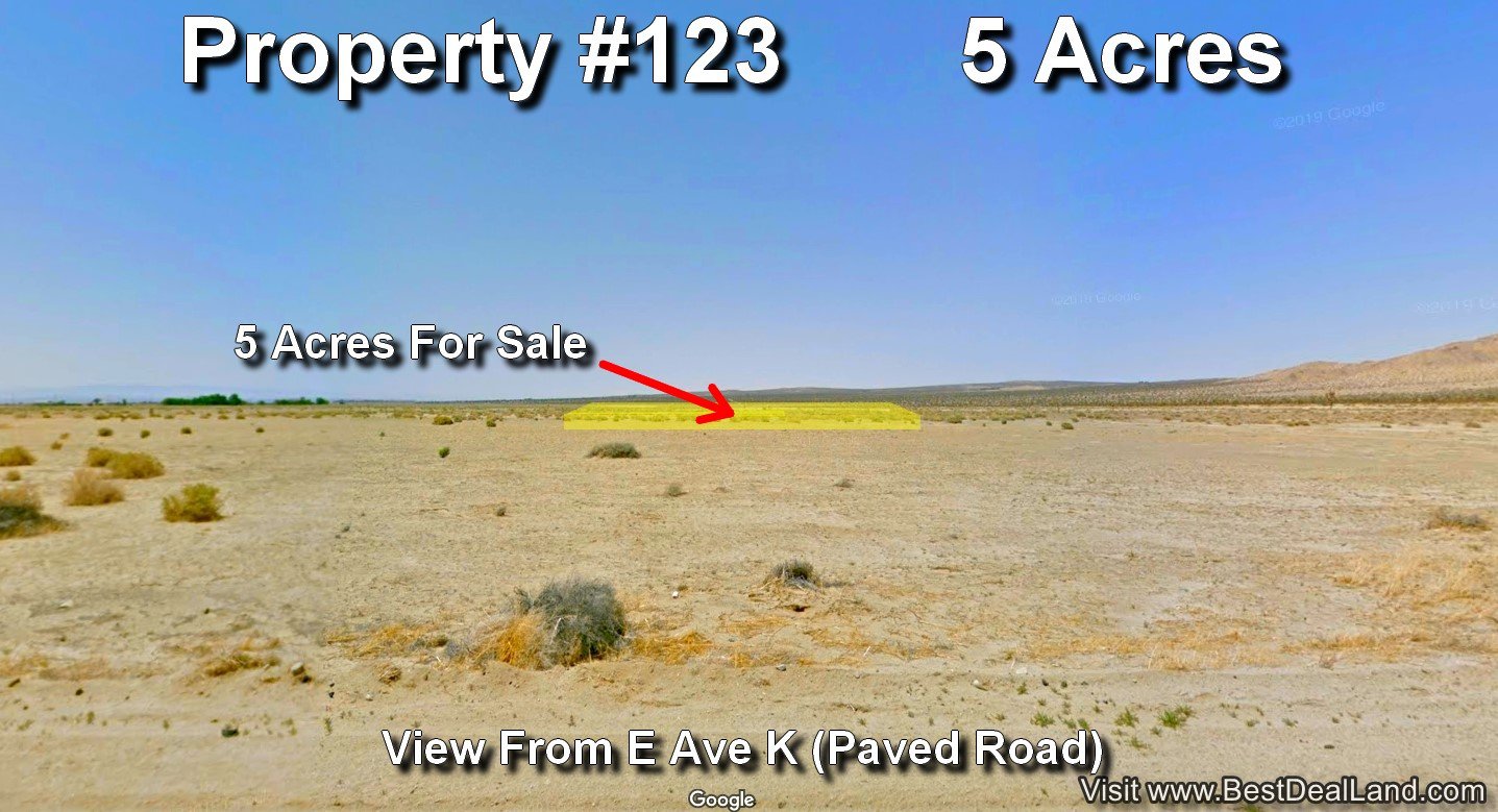 Residential Lot Parcel Land on Paved Road California City