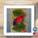 DWR-002M - Floating Frog With Leaves