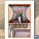 DWR-007M - Day Lilies With Nautilus