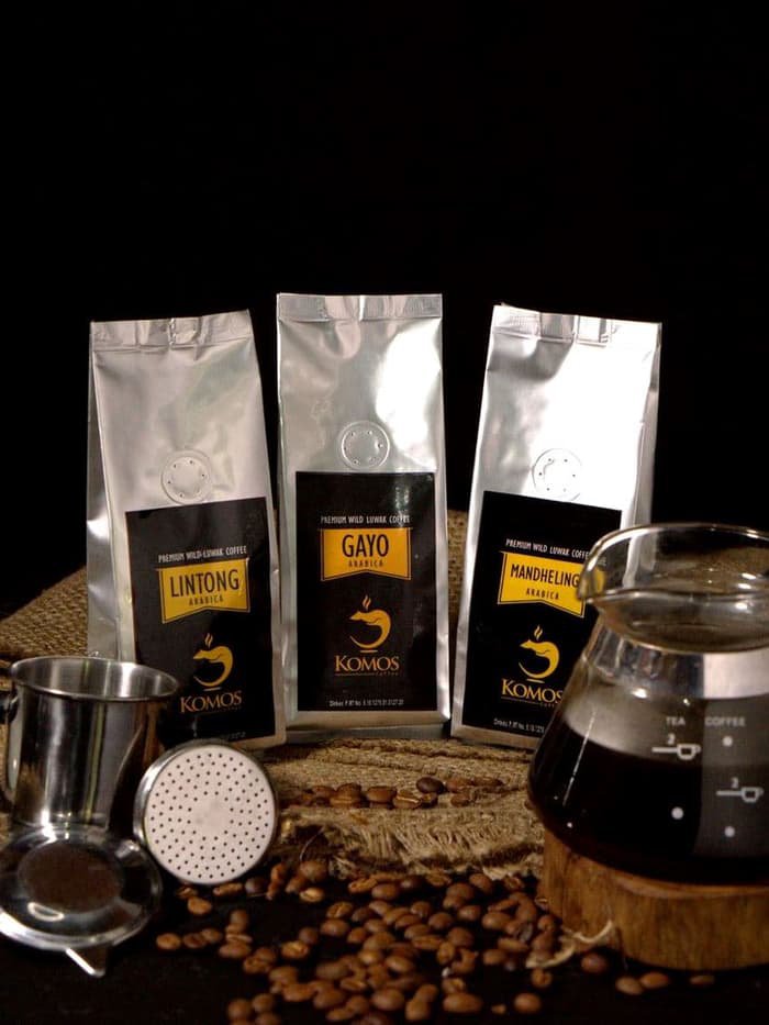 Indonesia Sumatra Wild Luwak Coffee 3 Best Premium Variant Per 100 gr