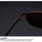 Blue Polarized Men Sunglasses Mercedes-Benz Brand Metal Driving UV400