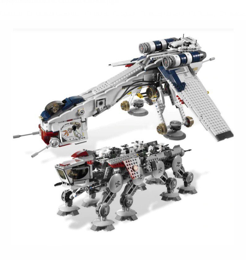 Star Wars Republic Dropship with AT-OT Walker 10195 Building Blocks