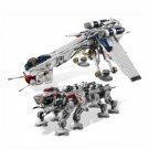 Star Wars Republic Dropship with AT-OT Walker 10195 Building Blocks