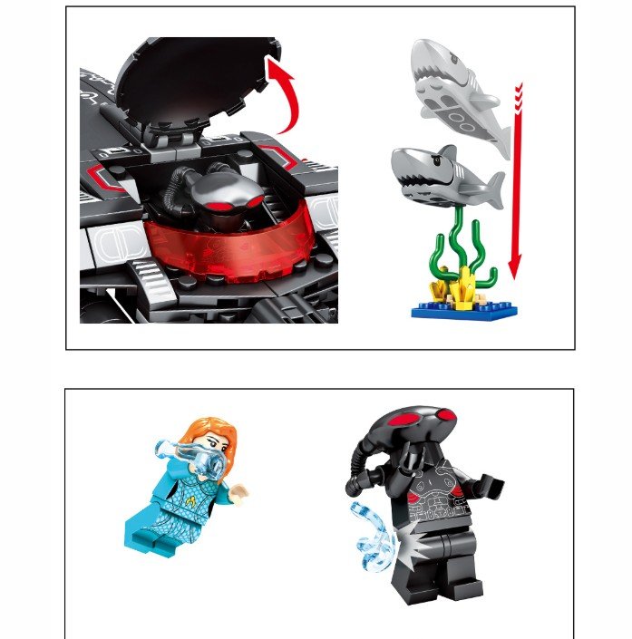 aquaman black manta lego set