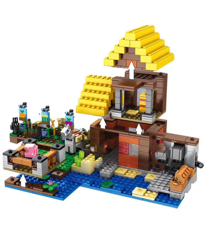 Minecraft The Farm Cottage 21144 Building Blocks