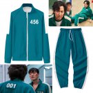 Squid Game Jacket Pants Men Women Costumes Cosplay Sports