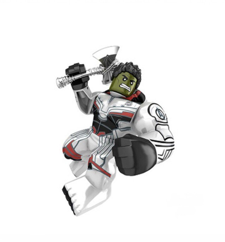 Hulk Super Hero - 8 Minifigure Toy Building Blocks