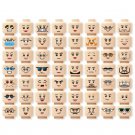 NEW Medium white FLESH MINIFIG HEAD Building Blocks