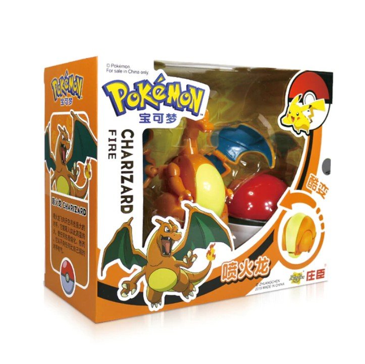 Pokemon 20th Anniversary CHARIZARD FIRE Figure jAPAN Brand