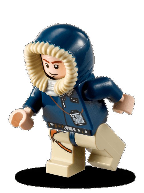 Han Solo Minifigure (Hoth Parka Hood) from set 7879 Star Wars NEW sw343
