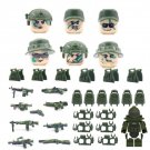 6pcs Military Swat: Super Police Figurines City With Mini Weapons And Guns - 2